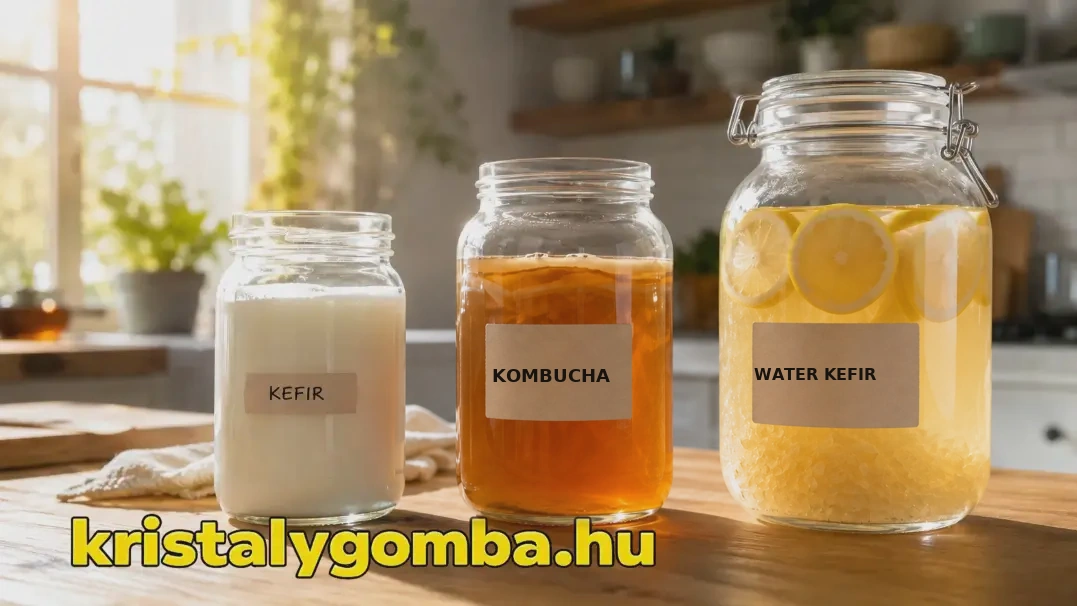 Japanese Crystal Mushroom vs. Milk Kefir vs. Kombucha — Which is Best for Your Gut?